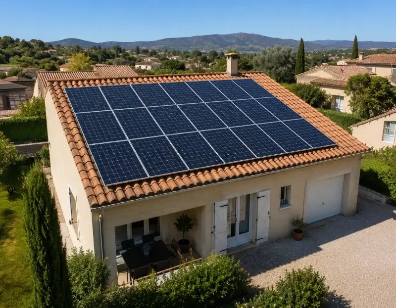 Prime à l'autoconsommation panneaux solaires Mane — aide financière de l'État